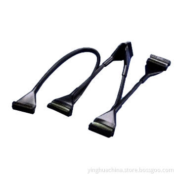 Ultra 3 Round HPD 68p x 5 Flat Cable Assembly, RoHS Directive-compliant